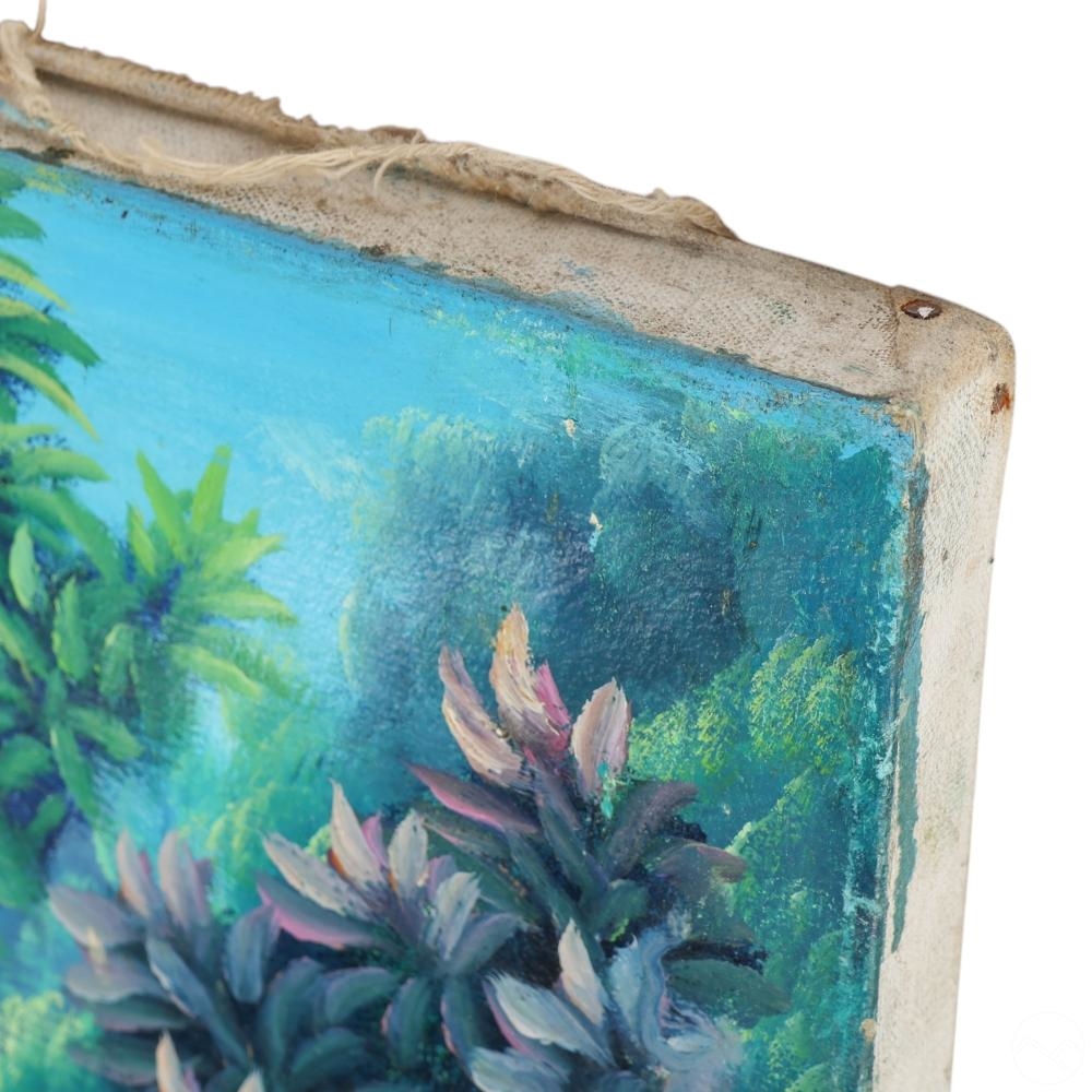 Artwork by Edgar Brierre, Edgar Brierre b1933 Haitian Voodoo Dancer Painting, Made of painting on canvas