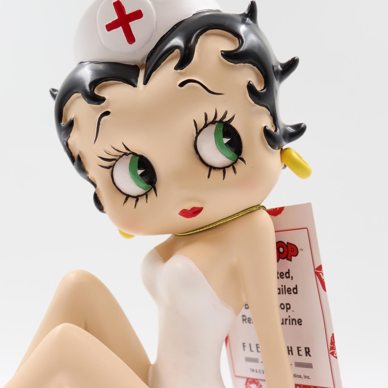 Artwork by Betty, Betty Boop nurse figure, H: cm. UK P&P Group