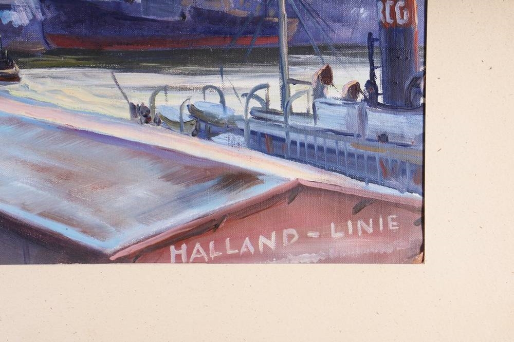 Artwork by Jakob Borsch, Jakob Borsch (1901, Mammolshain -1981, Bad Homburg, Made of oil on canvas