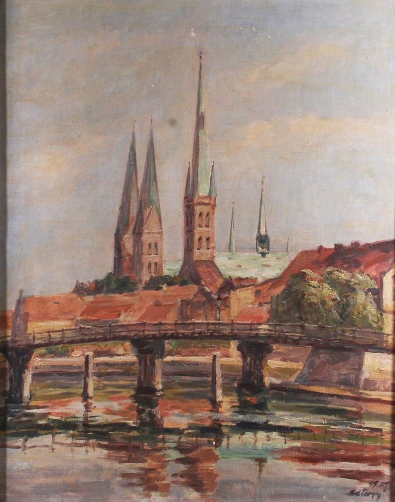 Artwork by Hans Werner Matern, Hans-Werner Matern (1906, Rostock - 1996, Lübeck, Made of oil on canvas