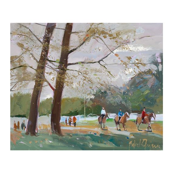 Vistas de la hípica by Rafael Griera i Calderón