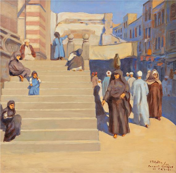 Motiv z Káhiry by Václav Příhoda, 1909