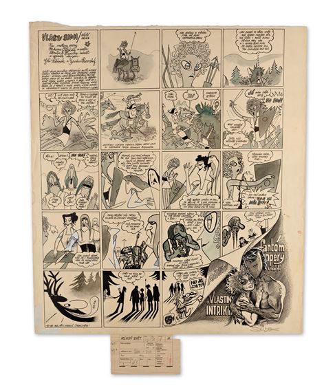 Fantóm opery - Dívčí válka - Vlasty skon by Kaja Saudek, 1973