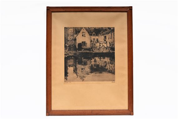 Le Veergreppe Gand by Jules de Bruycker, dated 1906