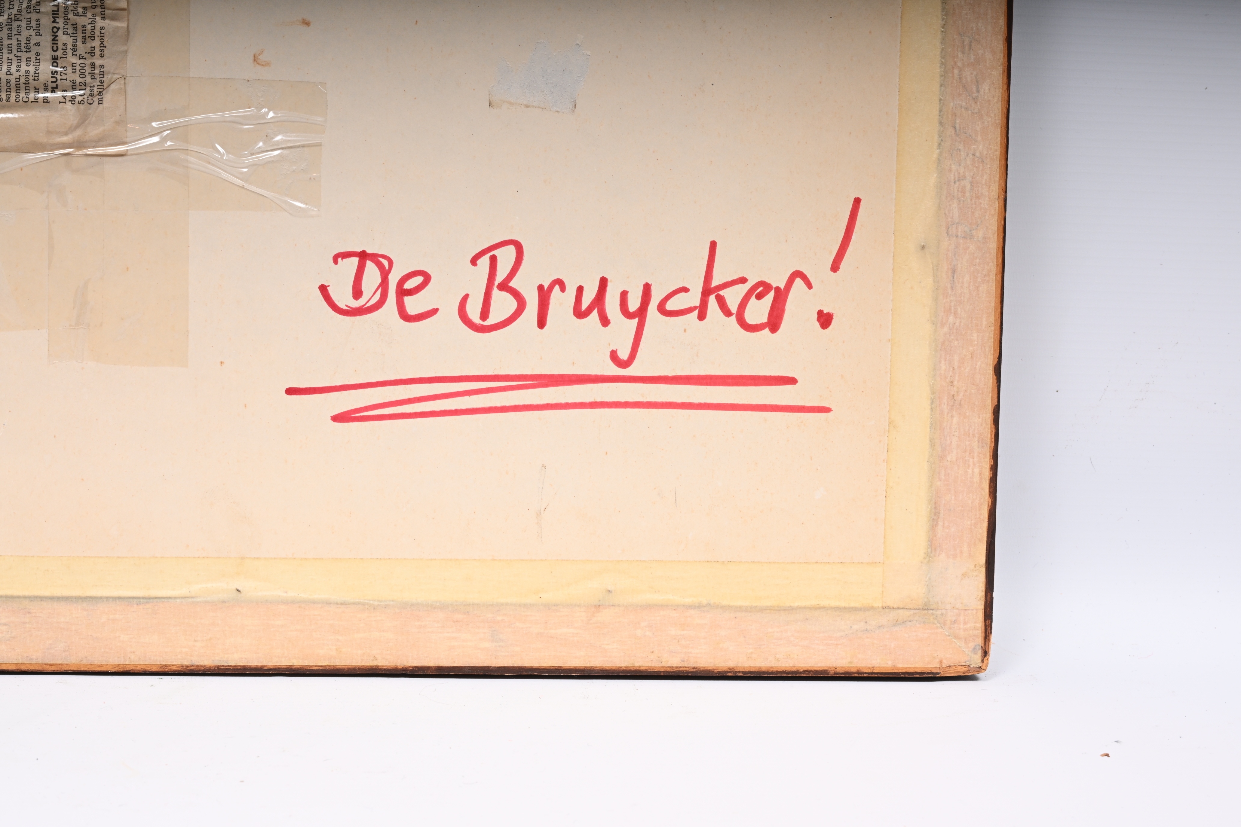 Artwork by Jules de Bruycker, Le Vieux marché devant l'Eglise St-Jacques Gand, Made of etching