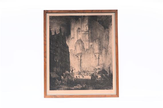 Sous le Chateau des Comtes de Flandre Gand