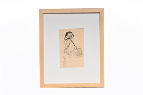 Study for a market woman by Jules de Bruycker