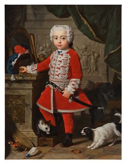Portrait of Filippo Bernualdo Orsini in Hungarian Dress - Pierre Subleyras
