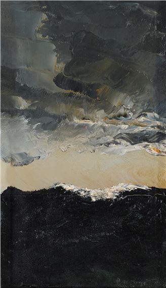 Vagen IX (Wave IX by August Strindberg, Executed in 1901