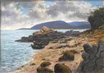Küstenlandschaft - Agustin Lhardy