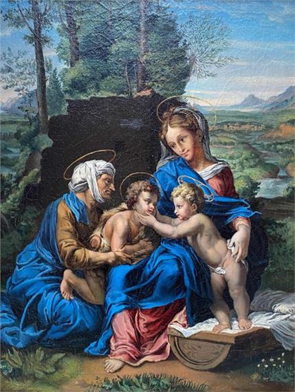 Raffaello Sanzio | The Little Holy Family (1516 - 1518) | MutualArt