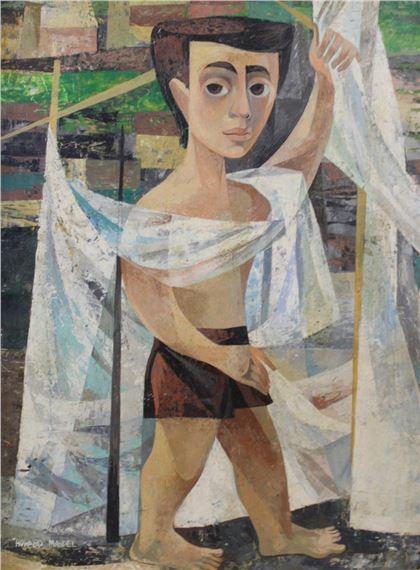 Boy with nets - Howard Mandel