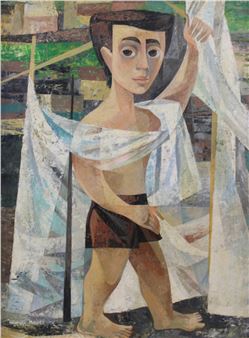 Boy with nets - Howard Mandel