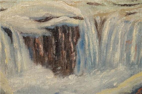 John R. Hjerre | 1940's Winter Landscape, John R. Hjerre (1940) | MutualArt