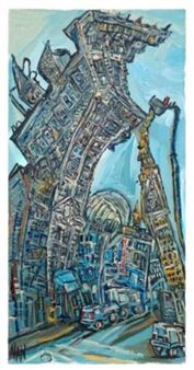 University Place, Abstract Cityscape, Alan Streets - Alan Streets