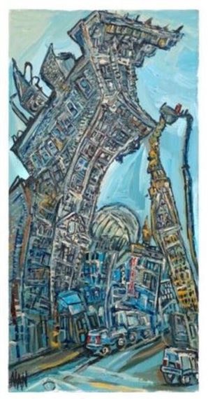 University Place, Abstract Cityscape, Alan Streets - Alan Streets