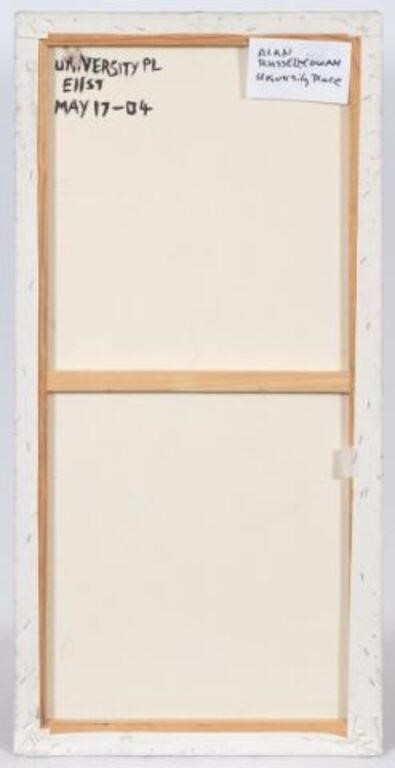 Artwork by Alan Streets, University Place, Abstract Cityscape, Alan Streets, Made of Acrylic on canvas