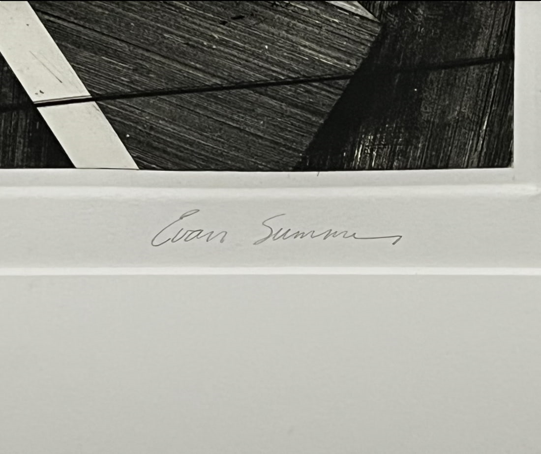 Artwork by Evan Summer, Evan Summer, Nocturne II, Etching, Signed and Numbered 20/25, Made of Etching
