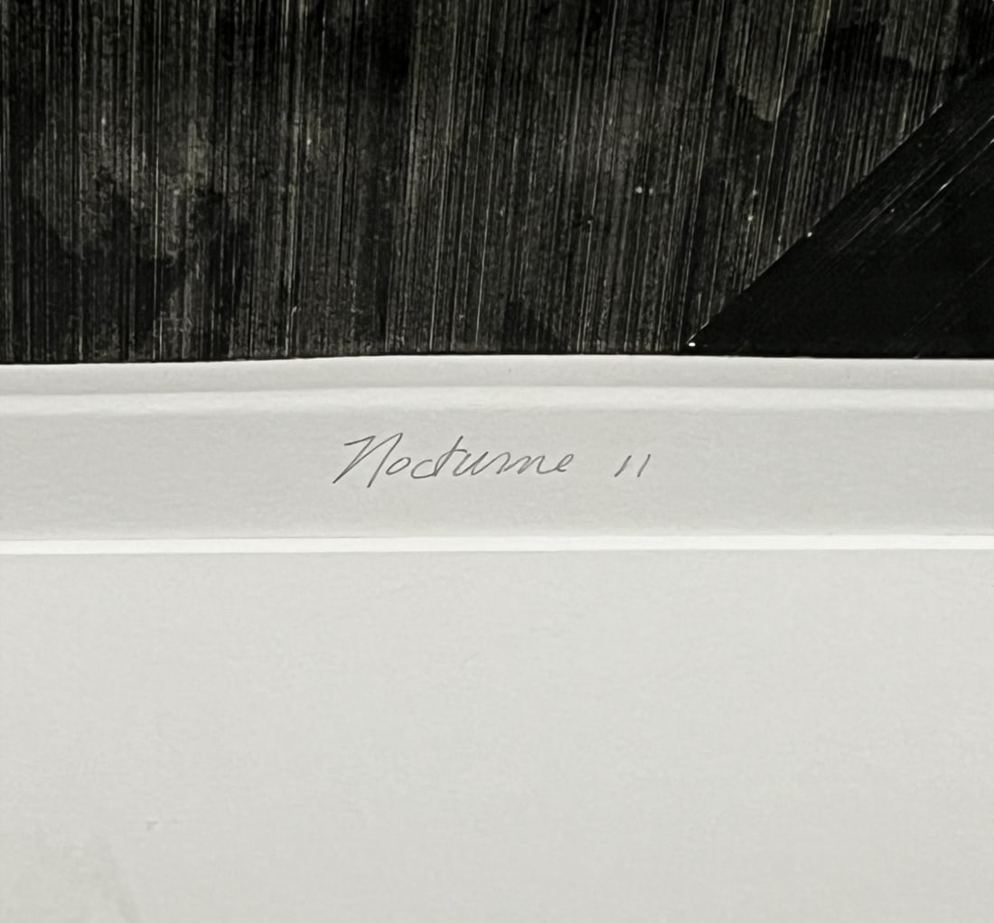 Artwork by Evan Summer, Evan Summer, Nocturne II, Etching, Signed and Numbered 20/25, Made of Etching