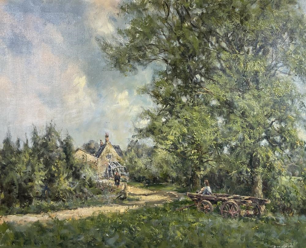 Artwork by David Hyde, Landscape, Made of Oil On Canvas