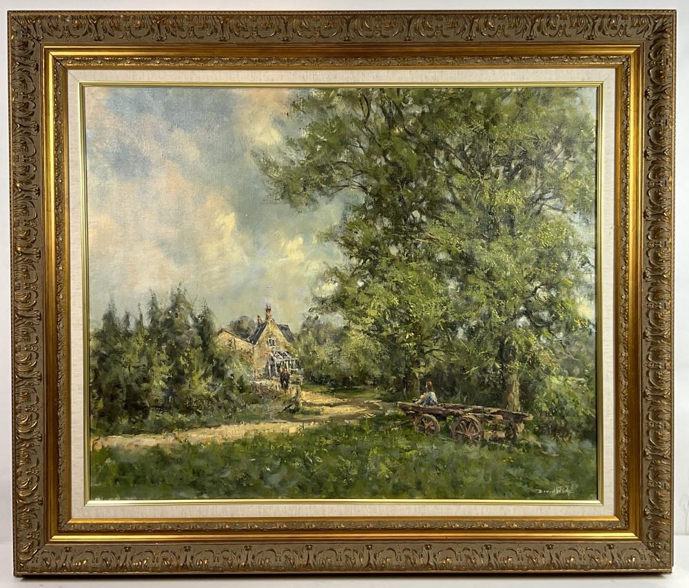 Artwork by David Hyde, Landscape, Made of Oil On Canvas