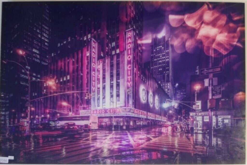 Bernhard Hartmann | NYC Radio City Sign Manhattan | MutualArt