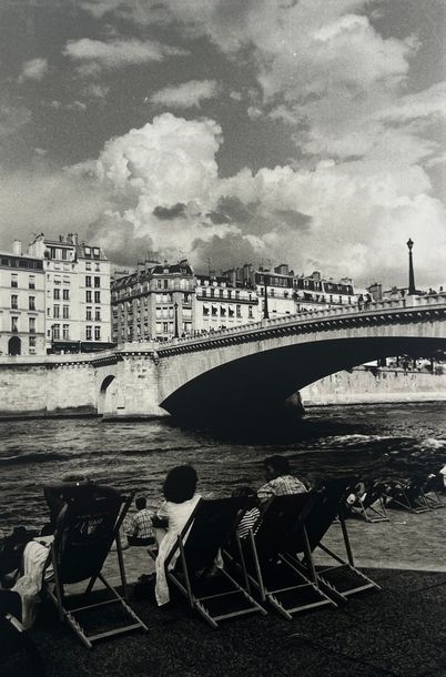 Artwork by Thierry Valencin, Paris Plage, Made of Silver print