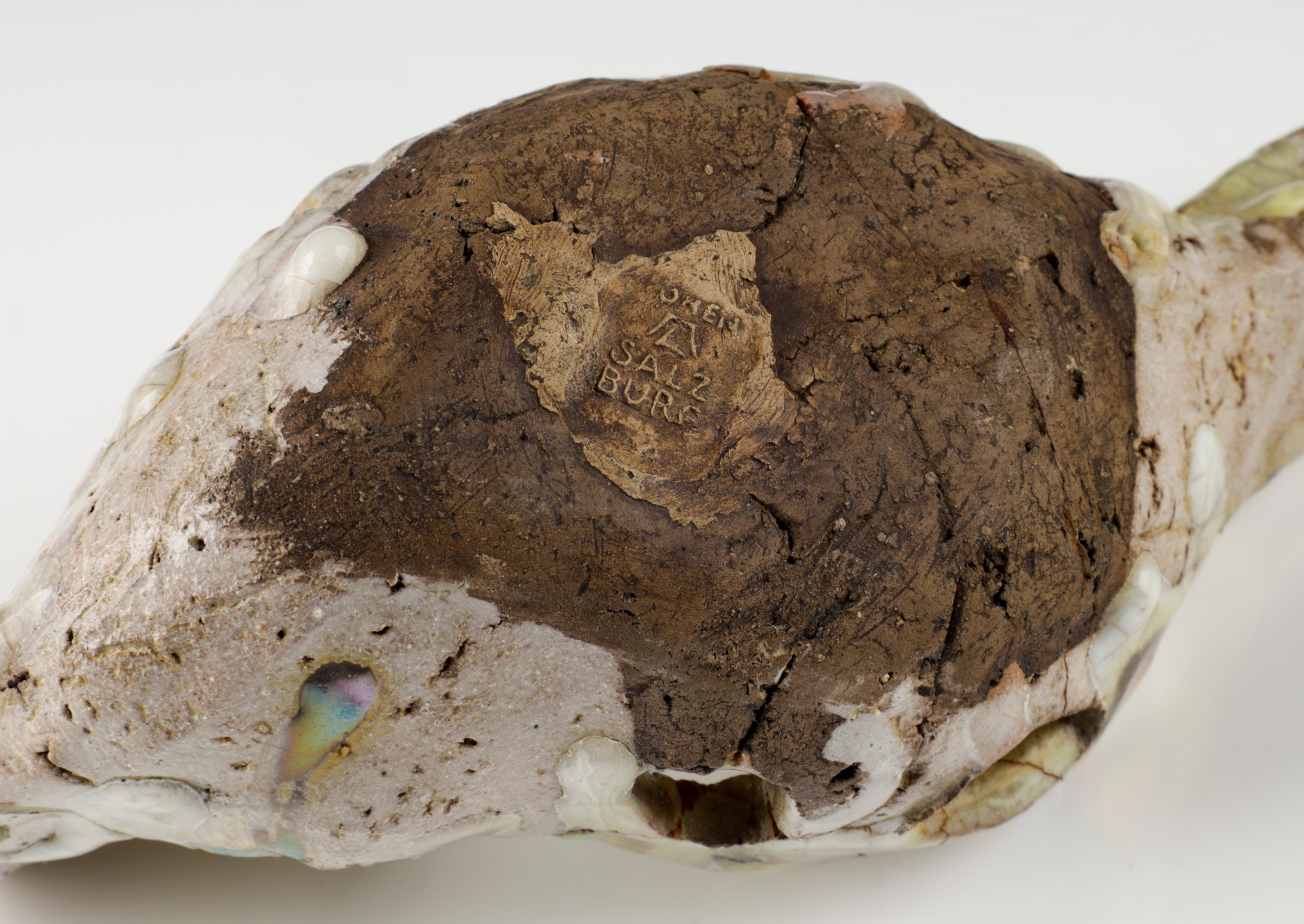 Artwork by Arno Lehmann, Entenschale, Made of hand painted ceramic plate with glaze