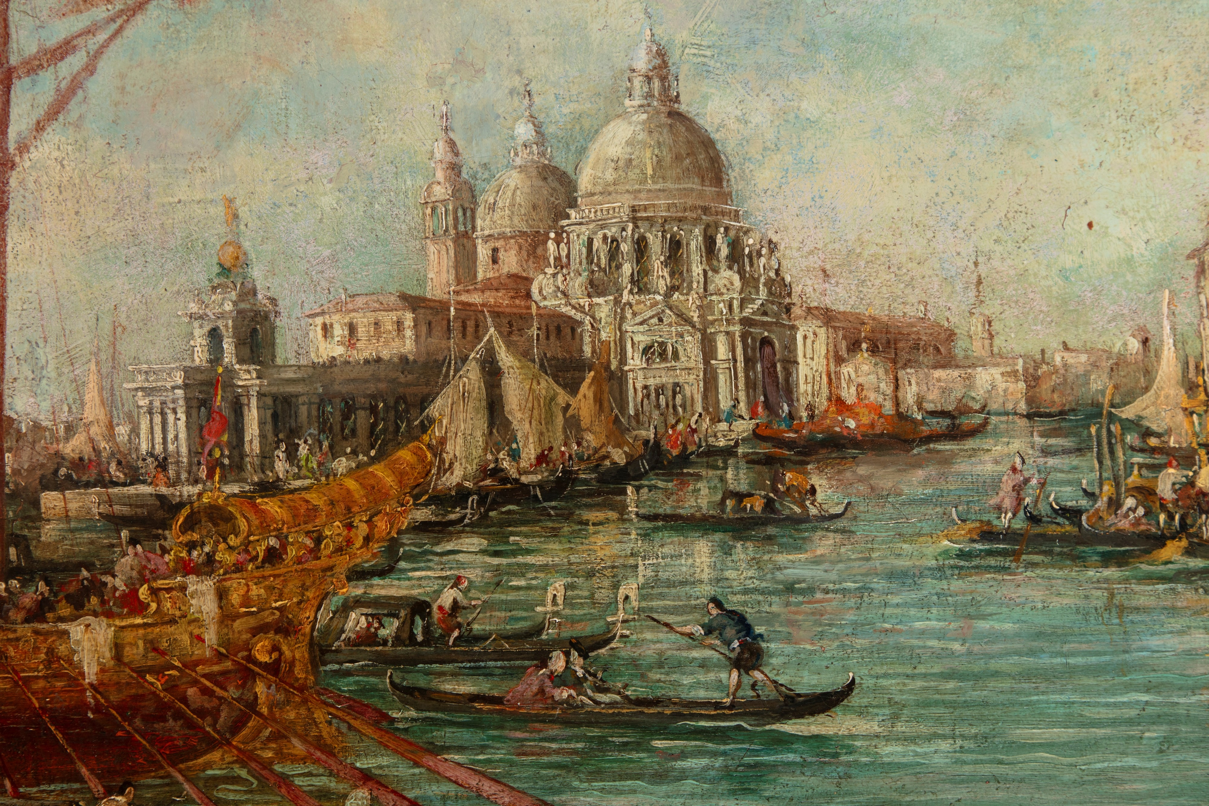 Giuseppe Ponga | Venice, the San Marco basin from the Riva degli ...