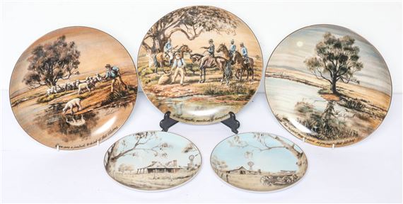 John Cornwell | A set of three plates from the Webb Waltzing Matilda ...