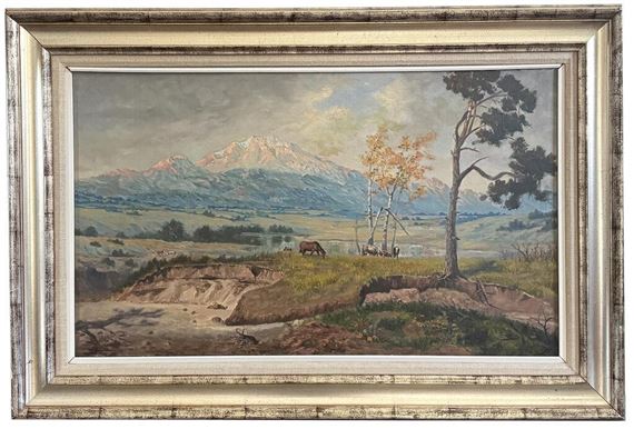 Raphael Lillywhite Colorado Oil on Canvas Painting - Raphael Lillywhite