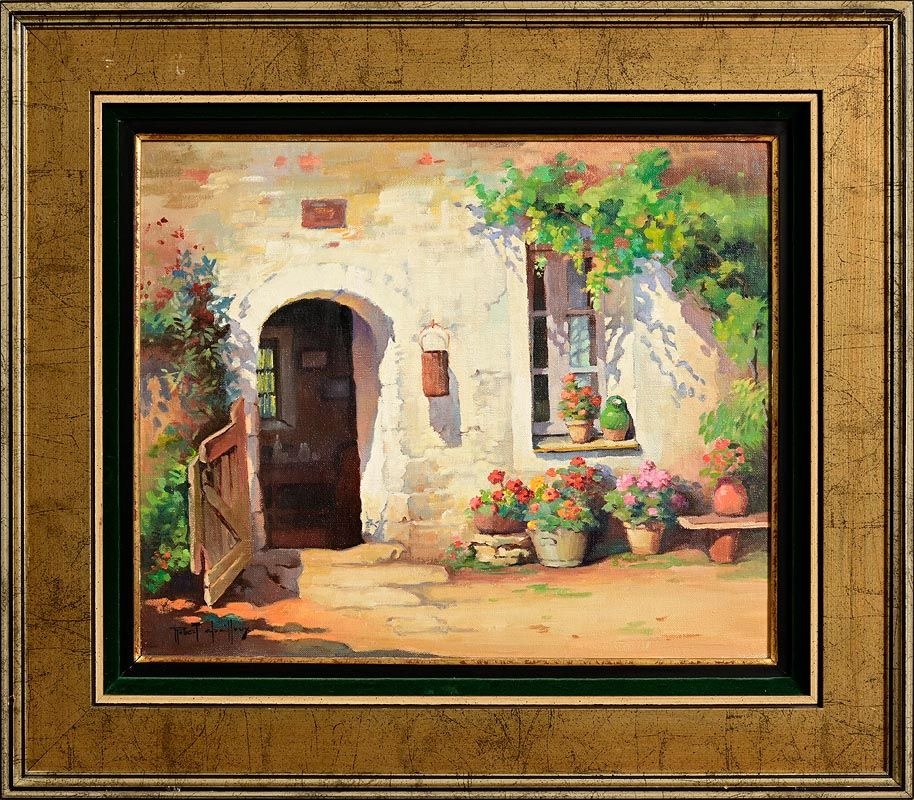 Artwork by Robert Chailloux, Colours of June, Made of oil on canvas