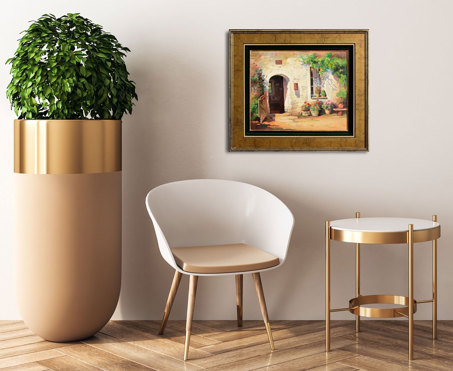 Artwork by Robert Chailloux, Colours of June, Made of oil on canvas