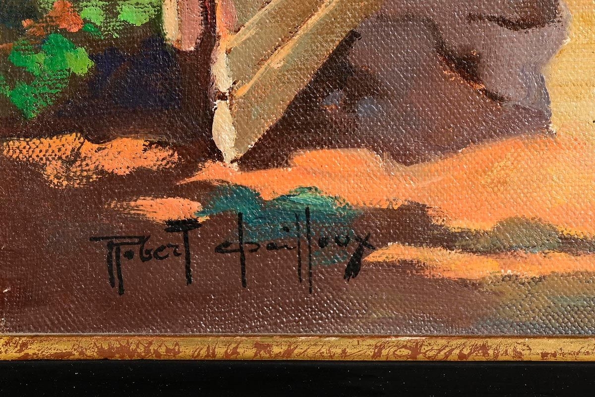 Artwork by Robert Chailloux, Colours of June, Made of oil on canvas