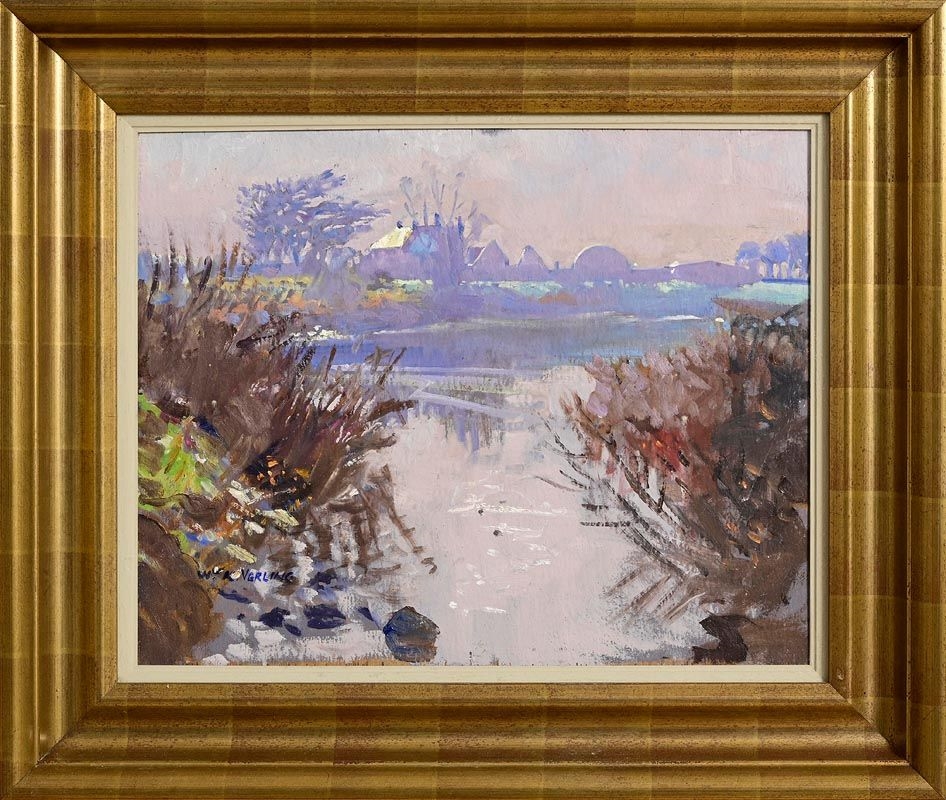 Artwork by Walter Verling, March Morning, Made of oil on board