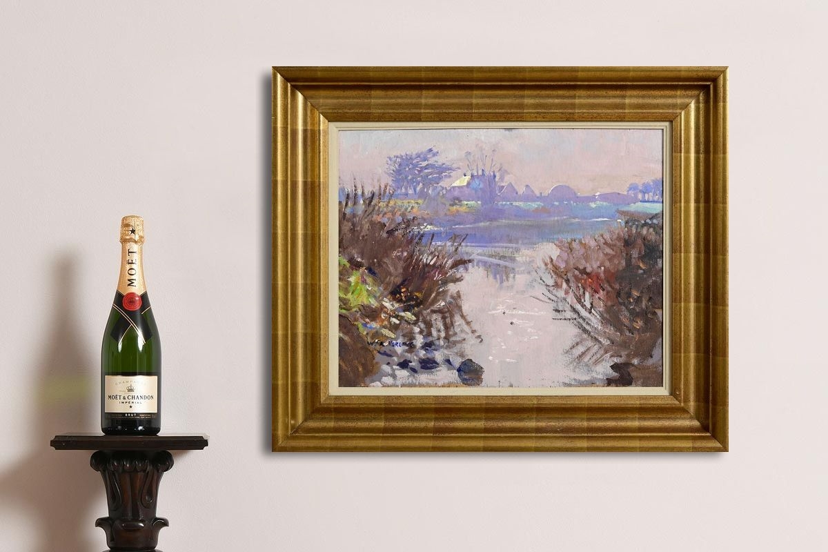 Artwork by Walter Verling, March Morning, Made of oil on board