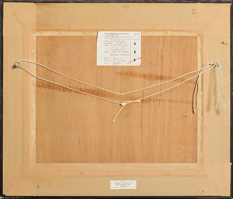 Artwork by Walter Verling, March Morning, Made of oil on board