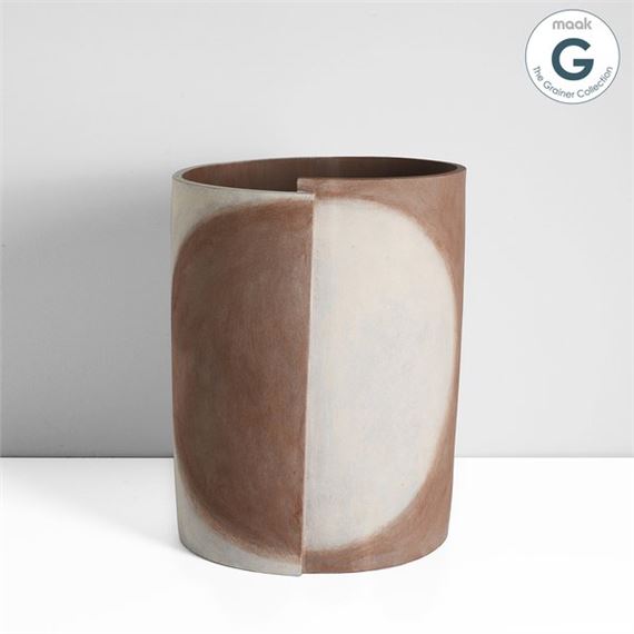 Brown and White Vessel', 1998 - Ken Eastman