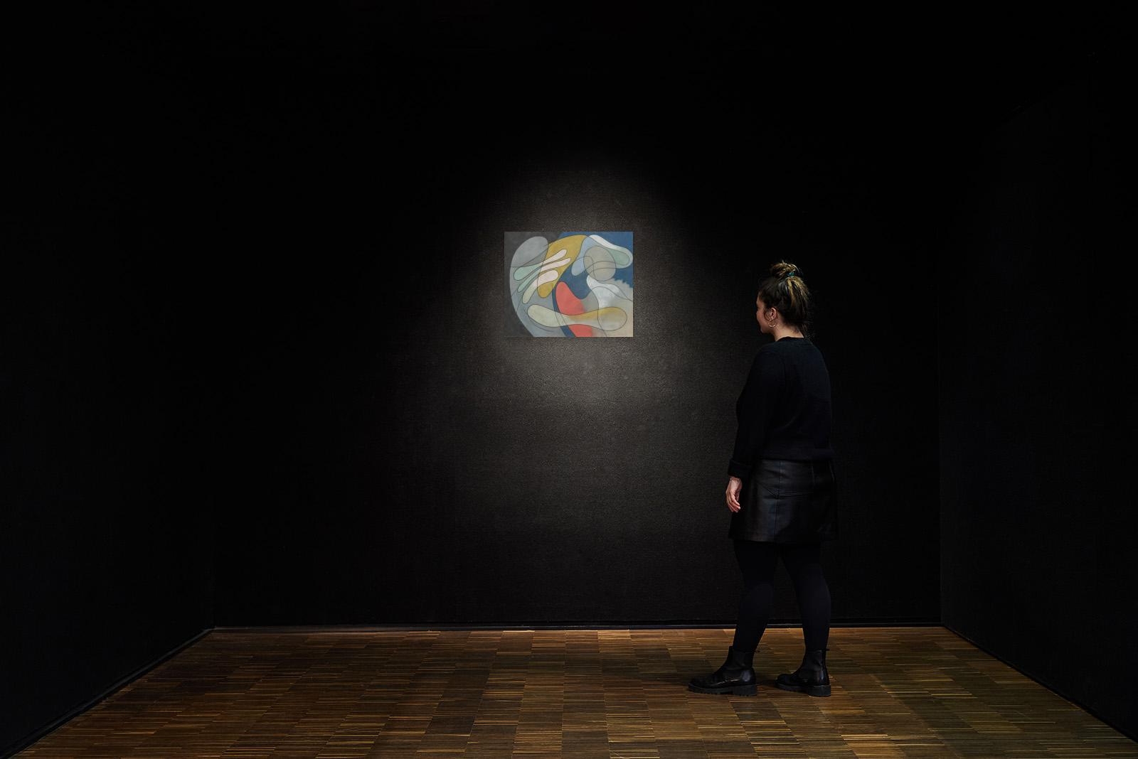 Artwork by Theodor Werner, Woty, Made of Pastel and pencil on card