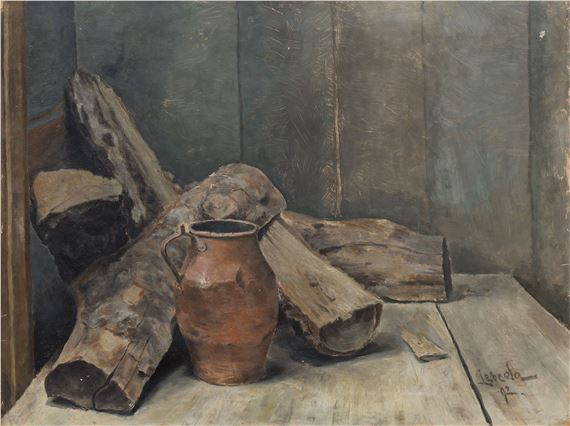 Still Life with Logs - Otakar Lebeda