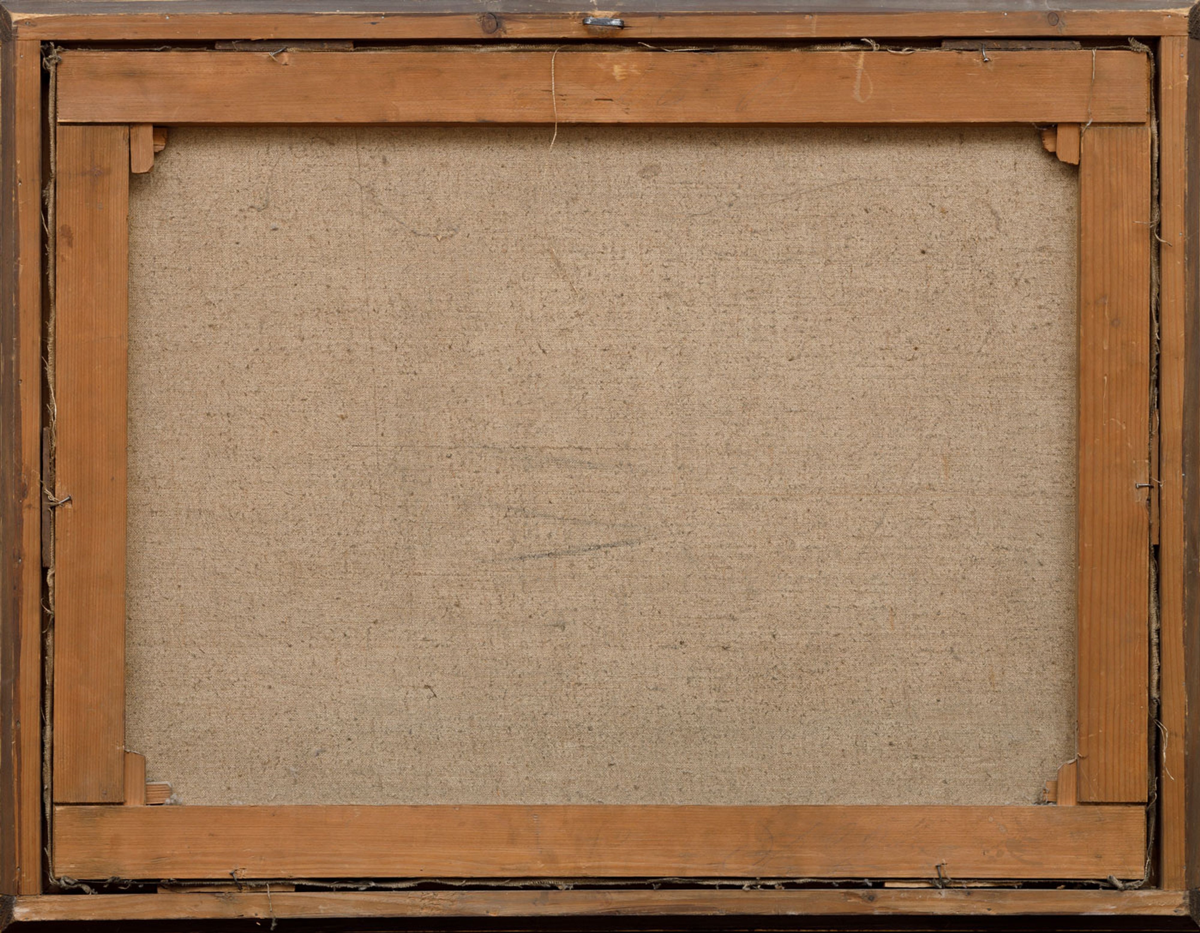 Artwork by Otakar Lebeda, Still Life with Logs, Made of oil on cardboard laid down on canvas