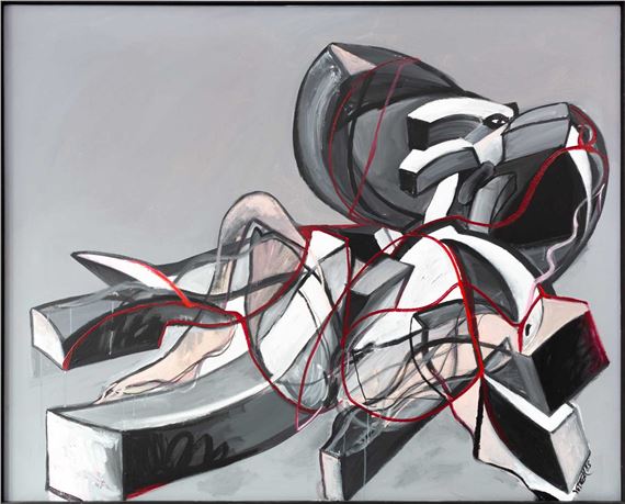 Maja by Wolf Vostell, 1985