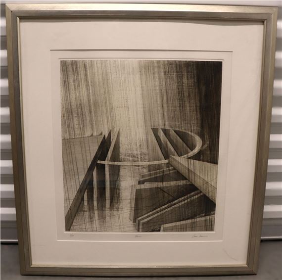 Evan Summer, Storm, Etching, Titled, Signed and Numbered 3/50 by Evan Summer