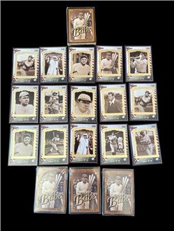 Group of Babe Ruth baseball stamp cards - Babe Ruth