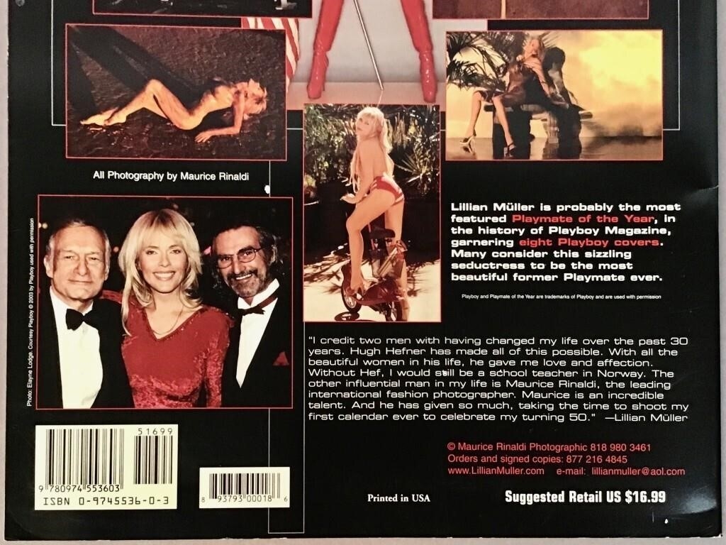 Artwork by Lillian, Inscribed Lillian Müller 2004 calendar