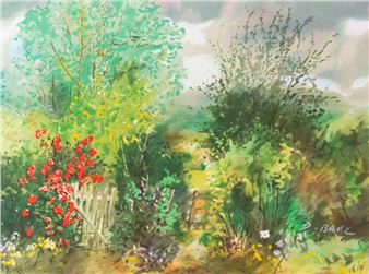 Jardin fleuri - Bakk Dominique