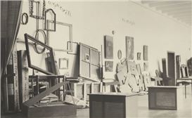 Immediately after the second World War, how did six exhibitions attempt to make sense of the atrocities?