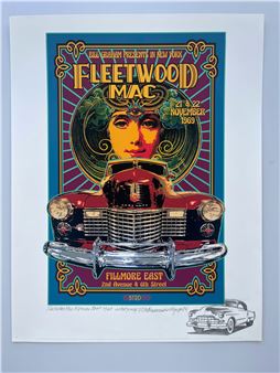 FLEETWOOD MAC - DAVID BYRD - WITH RARE REMARQUE - ARTIST PROOF - David Edward Byrd
