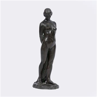 A Standing Female Nude - Paul Moye