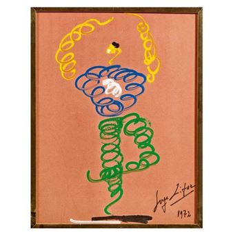 FIVE WORKS ON COLORED PAPER - Serge Lifar
